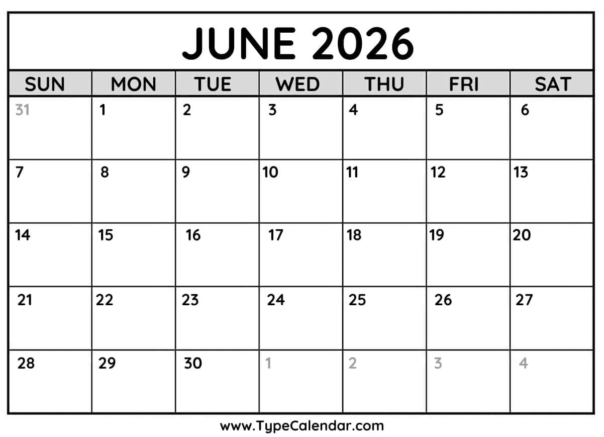 2026 Calendar - Free Printable Calendar With Holidays pertaining to 2026 Printable Keyboard Calendar