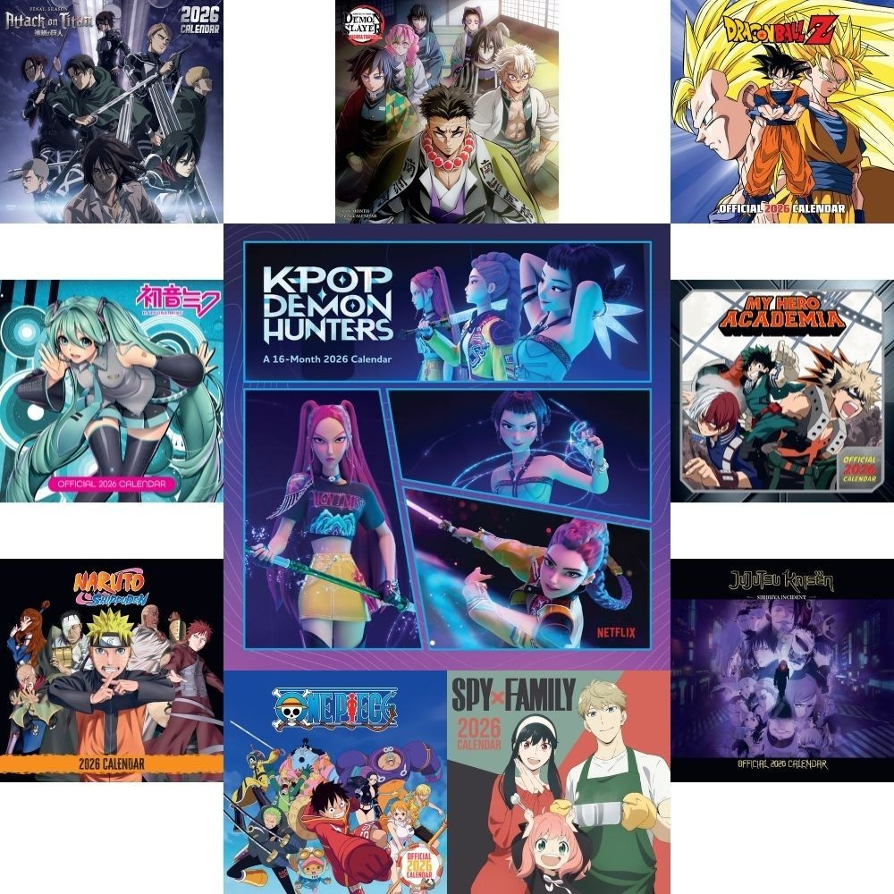 2026 Calendar Kpop Demon Hunters | Anime Manga | Hatsune Miku | My throughout Anime Calendar 2026 Schedule