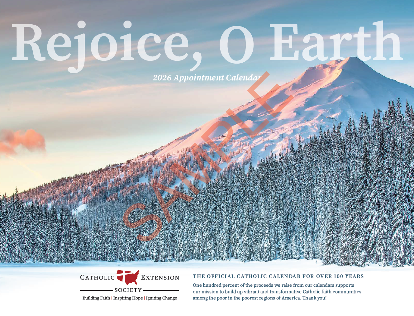 2026 Catholic Calendar - Catholic Extension Society intended for Catholic Extension Calendar 2026