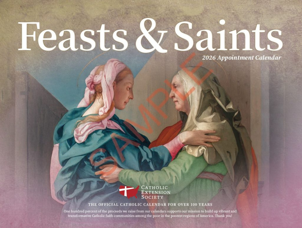 2026 Catholic Calendar - Catholic Extension Society with Catholic Religious Calendar 2026