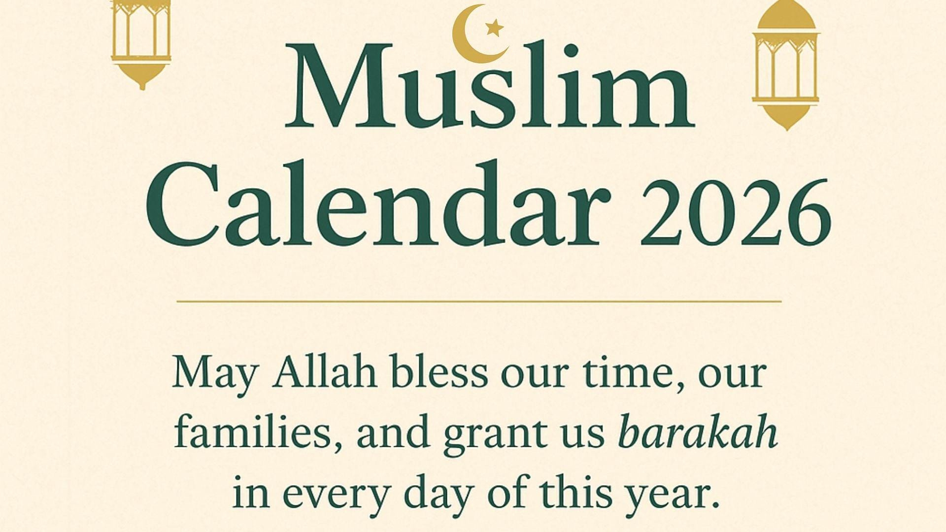 2026 Islamic Hijri Calendar: Muslim Prayer &amp;amp; Ramadan Planner pertaining to Islamic Calendar 2026 Muis