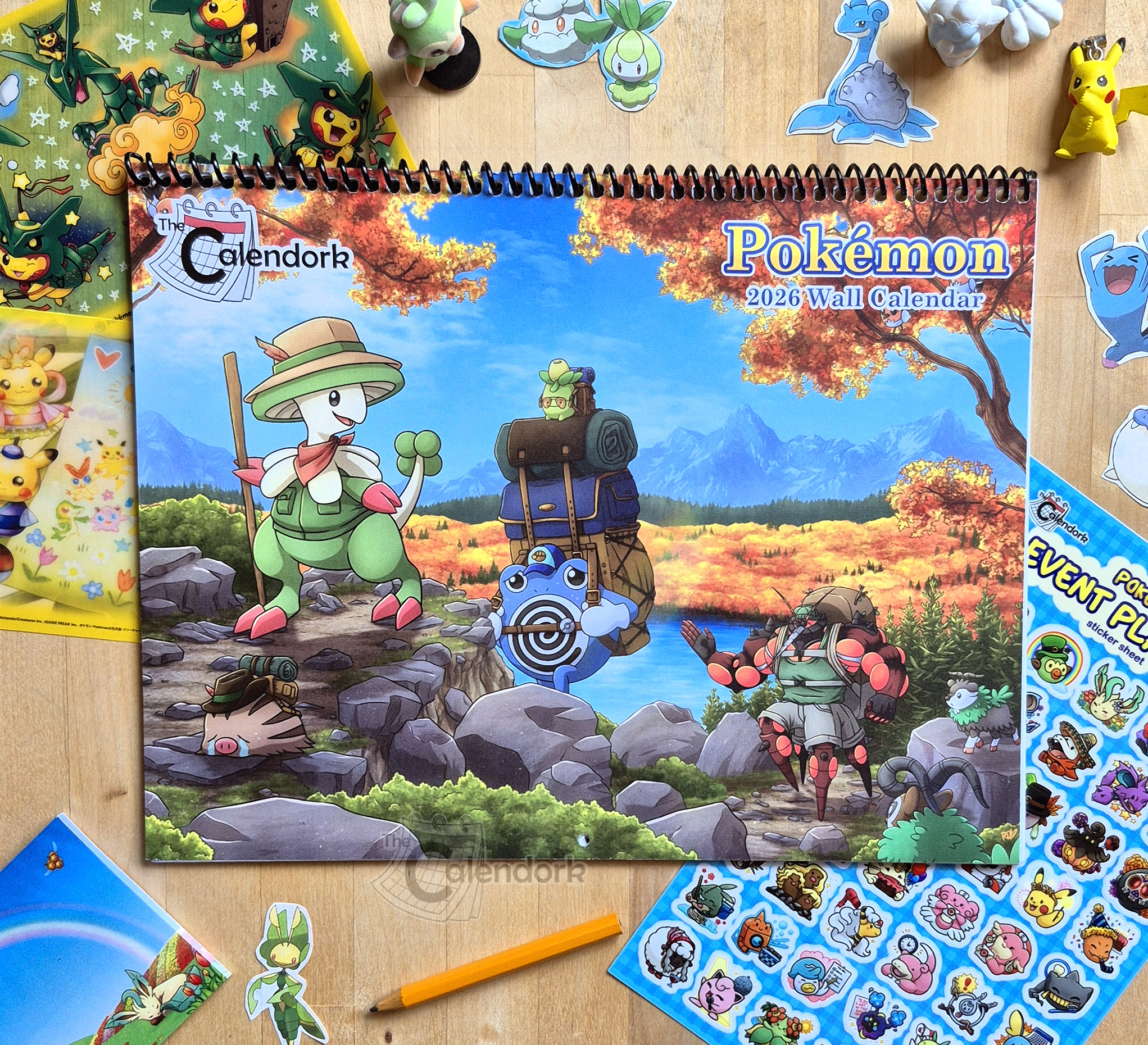 2026 Pokemon Wall Calendar – The Calendork for Pokemon Calendar 2026 Events