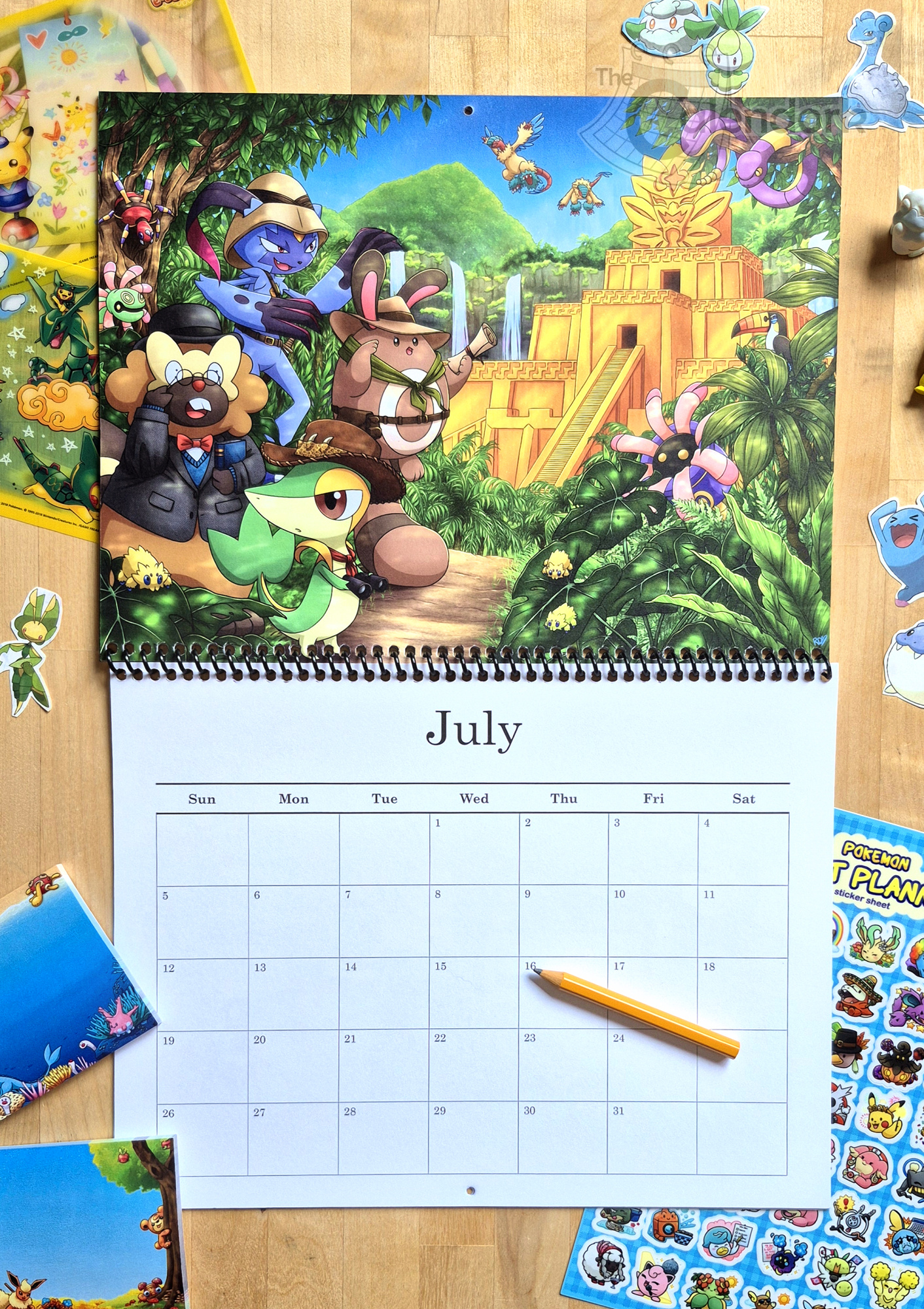 2026 Pokemon Wall Calendar – The Calendork with regard to Pokemon Calendar 2026 Printable