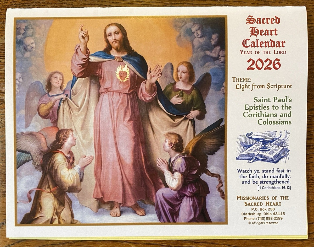 2026 ** Traditional Catholic Calendar | Ebay with Traditional Catholic Calendar 2026