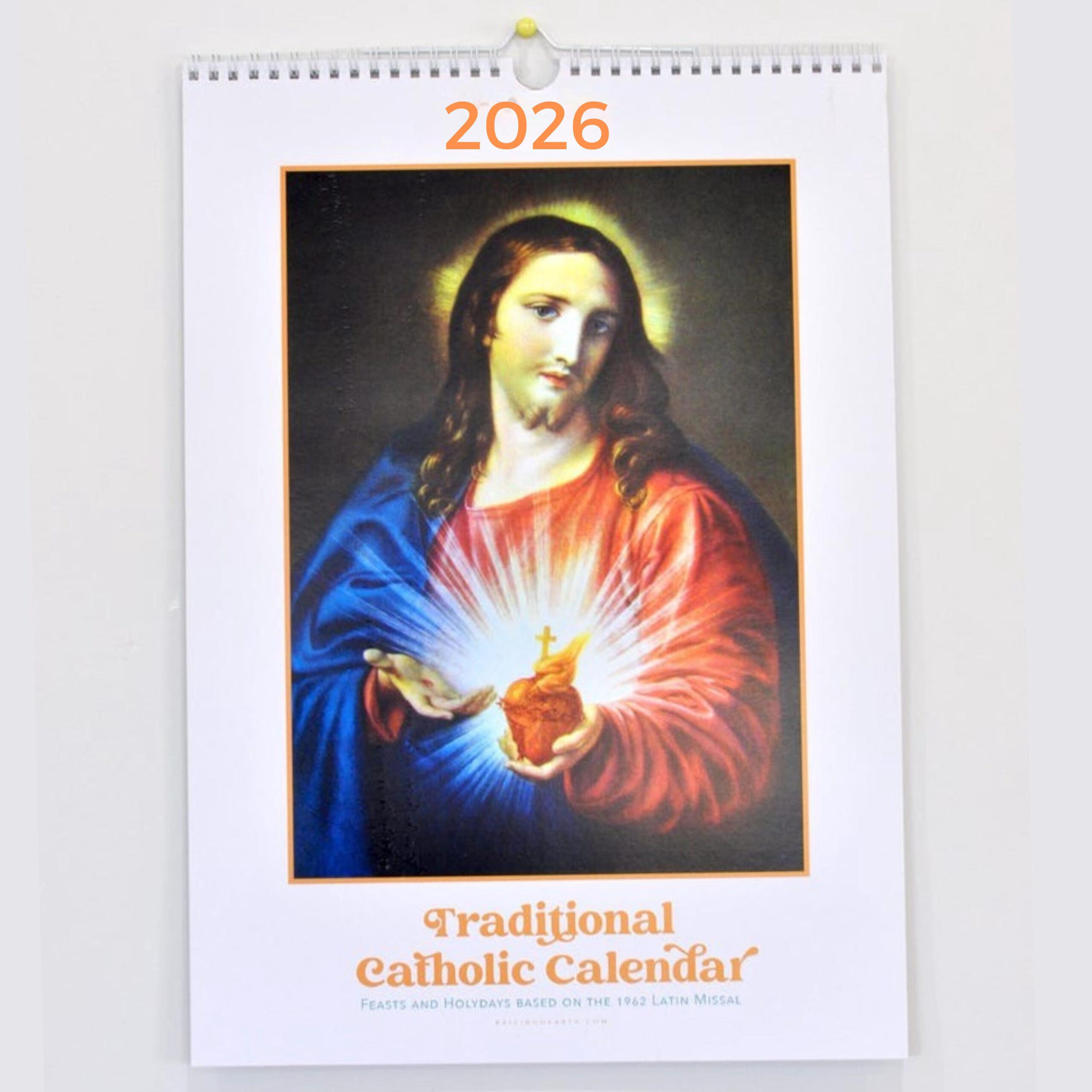 2026 Traditional Catholic Wall Calendar: Sacred Art, 1962 Latin within Traditional Catholic Calendar 2026