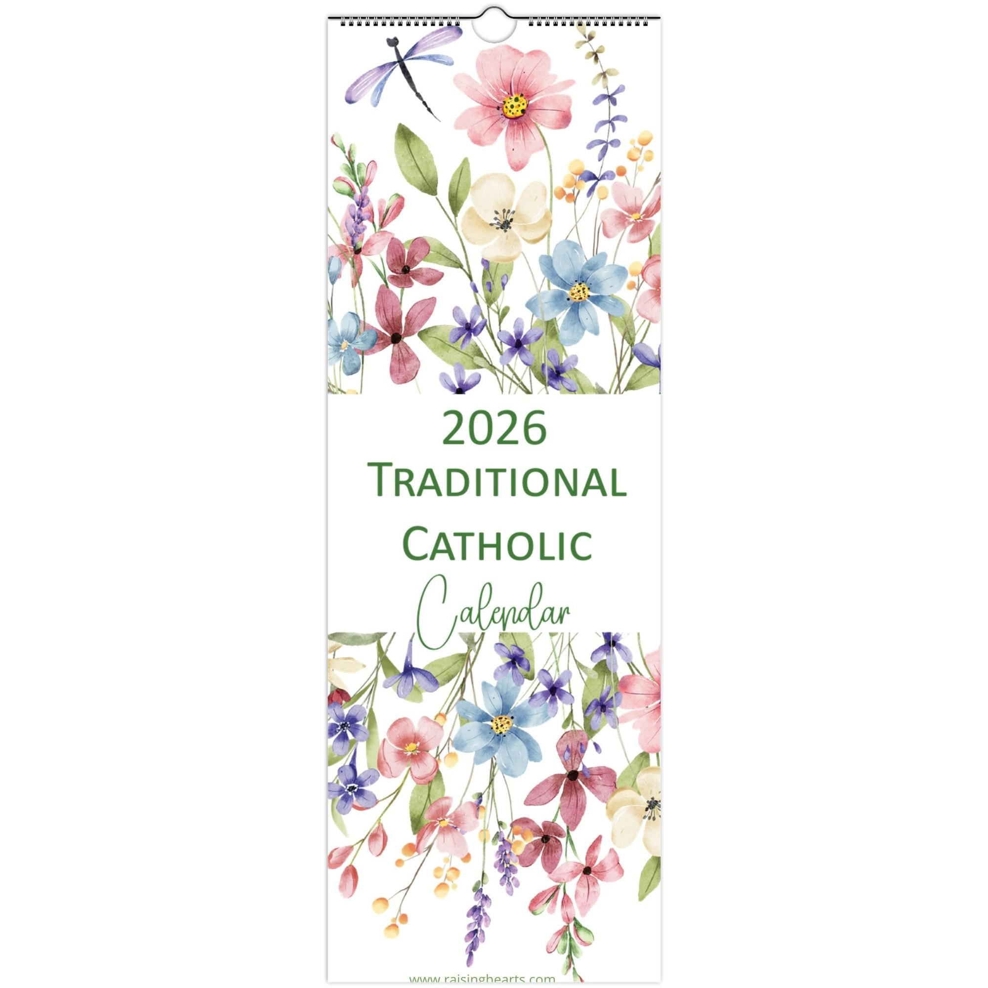 2026 Traditional Latin Mass Catholic Calendar: 5.5X16.5 Full-Color inside Traditional Latin Mass Catholic Calendar 2026