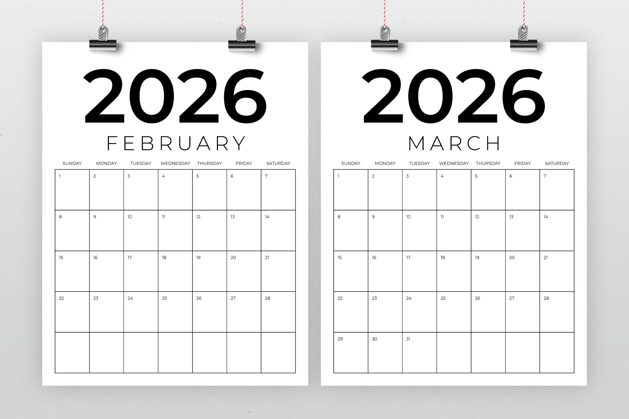 2026 Vertical 8.5 X 11 Inch Calendar Template (2486643) with regard to 8.5 X 11 Printable 2026 Calendar