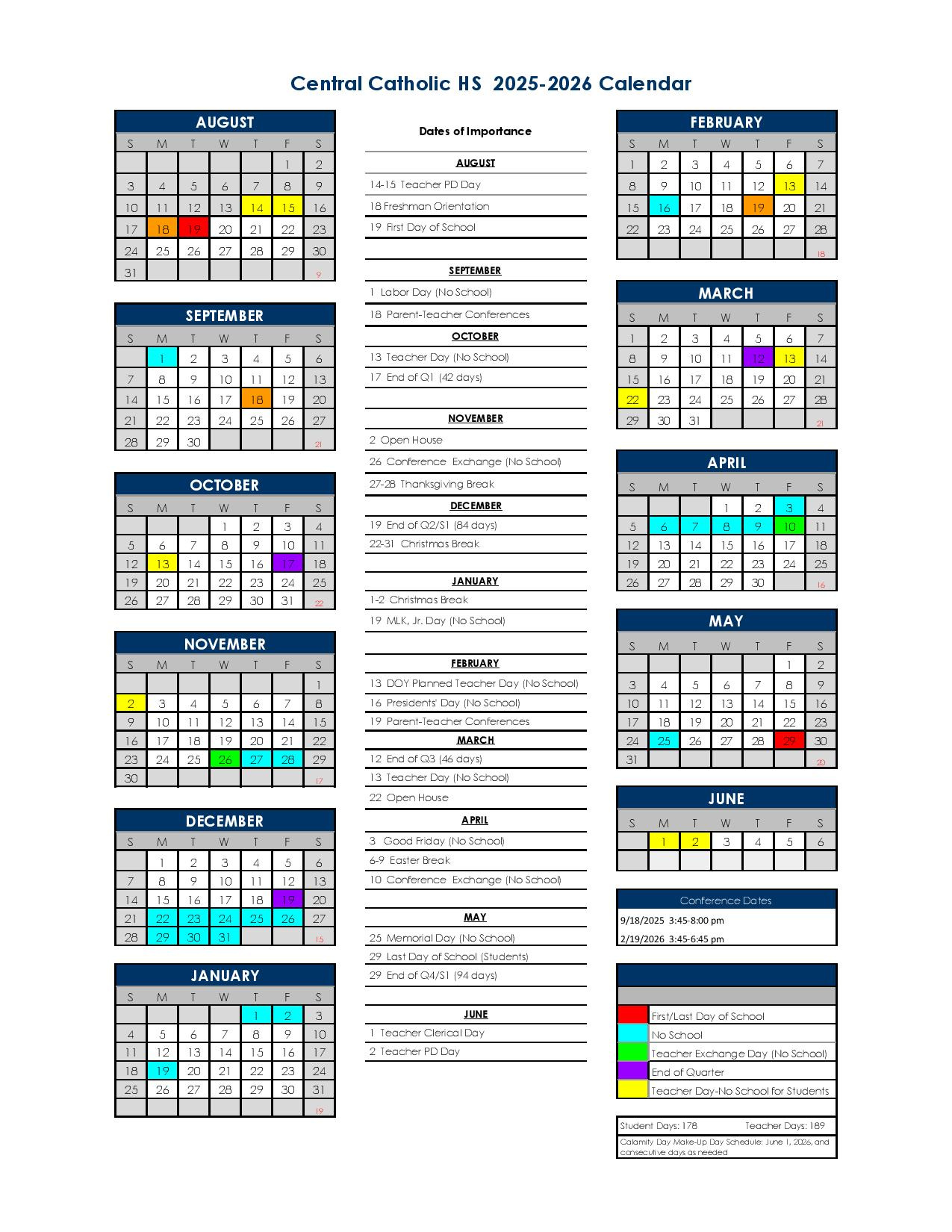 Academic Calendar 2025-2026 in Catholic University Academic Calendar 2026