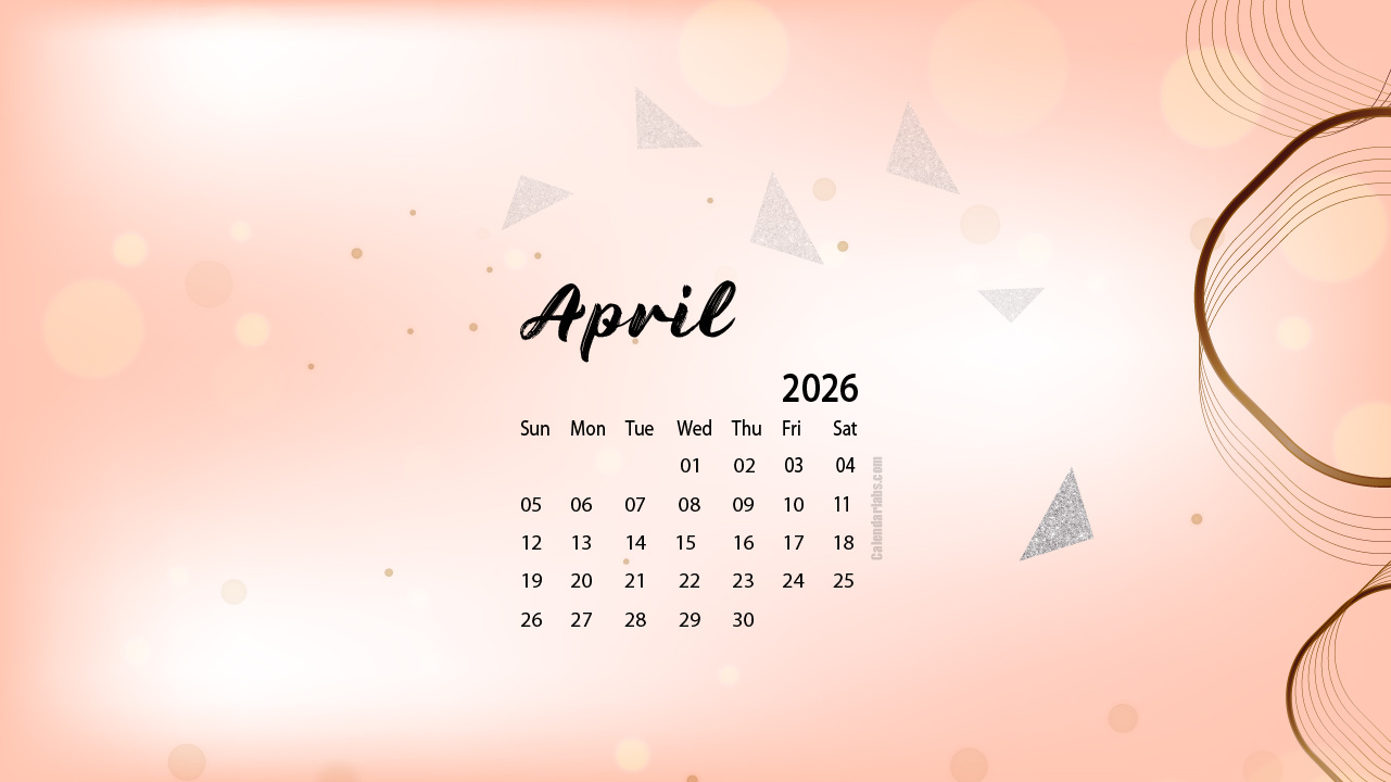 April 2026 Desktop Wallpaper Calendar - Calendarlabs within Calendar Labs 2026 Printable Calendar