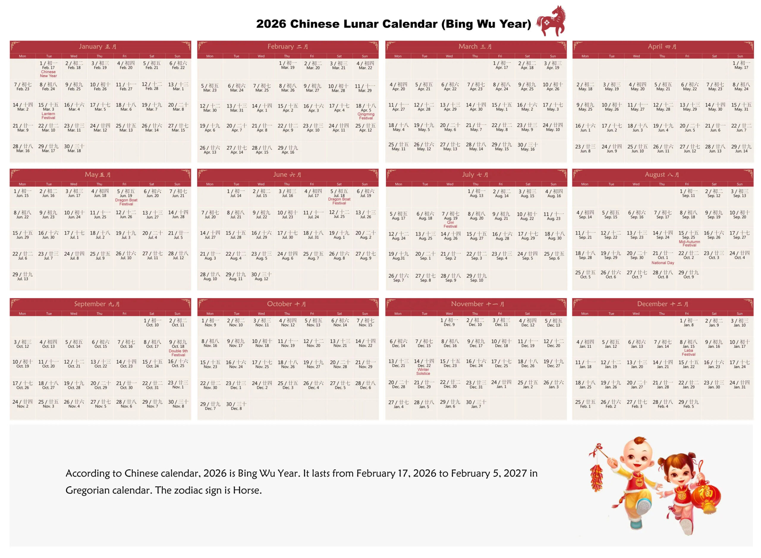 Chinese Calendar 2025&amp;amp;2026: Gregorian To Lunar Days Converter throughout Printable Chinese Lunar Calendar 2026