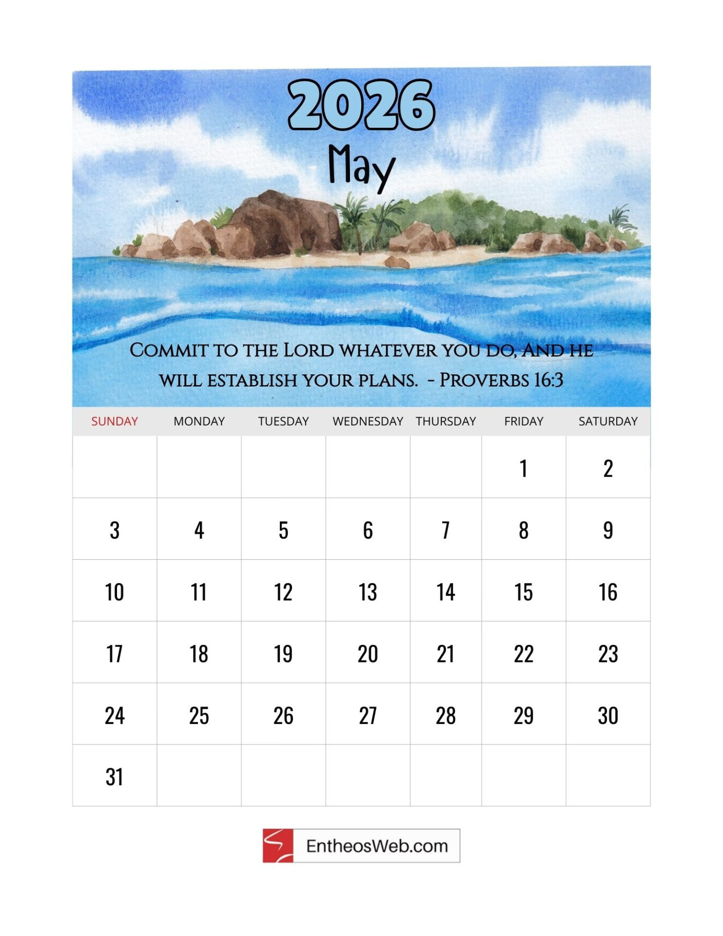Christian 2026 Calendar With Bible Verses | Entheosweb within Christian Calendar 2026 Printable