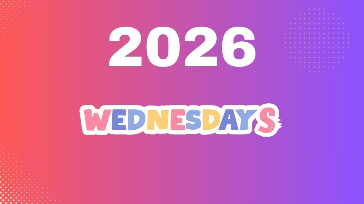 Complete List Of All Wednesdays In 2026 throughout How Many Wednesdays Are There In 2026?