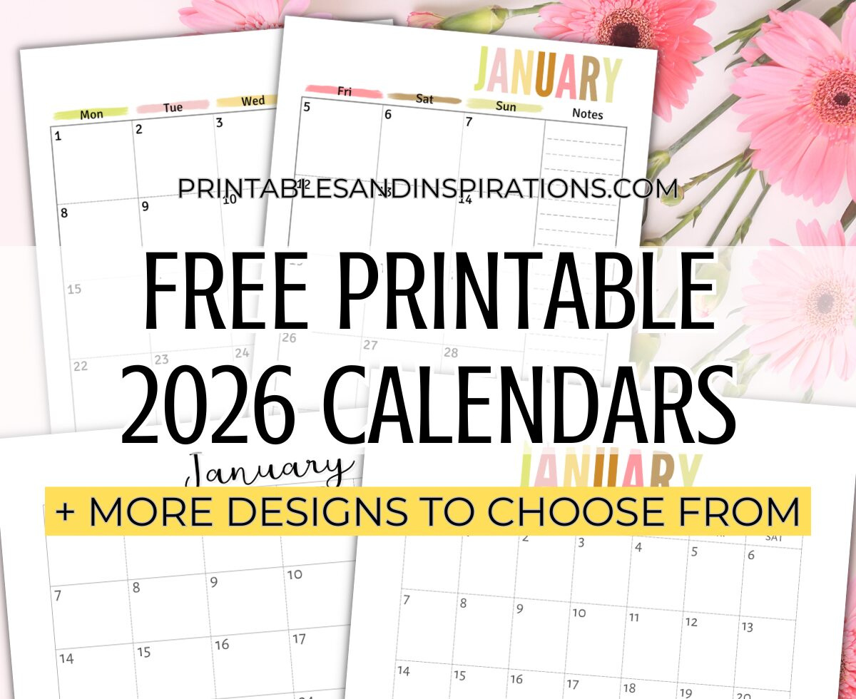 Free Printable 2026 Monthly Calendar Template Pdf - Printables And throughout Calendar Labs 2026 Monthly Printable Calendar