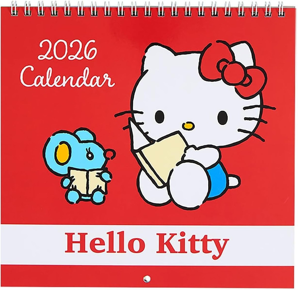Hello Kitty Wall Calendar 2026 M-Size Sanrio Kawaii Japan Japanese regarding 2026 Hello Kitty Calendar