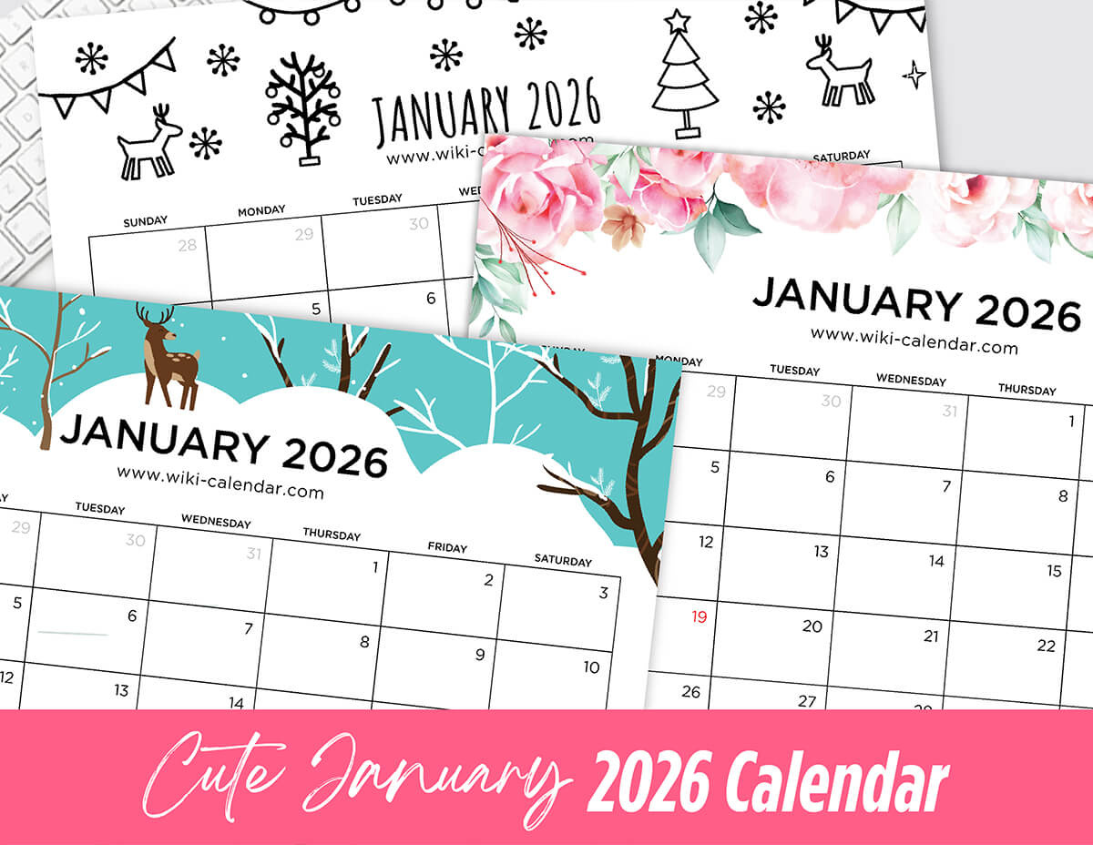 January 2026 Calendar - Printable Templates &amp;amp; More intended for January 2026 Calendar Wiki Printable
