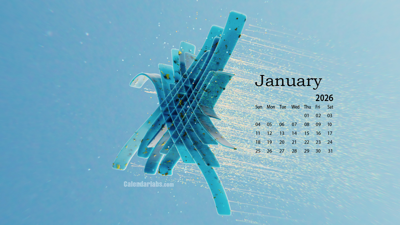 January 2026 Desktop Wallpaper Calendar - Calendarlabs with regard to 2026 Calendar Printable Calendarlabs