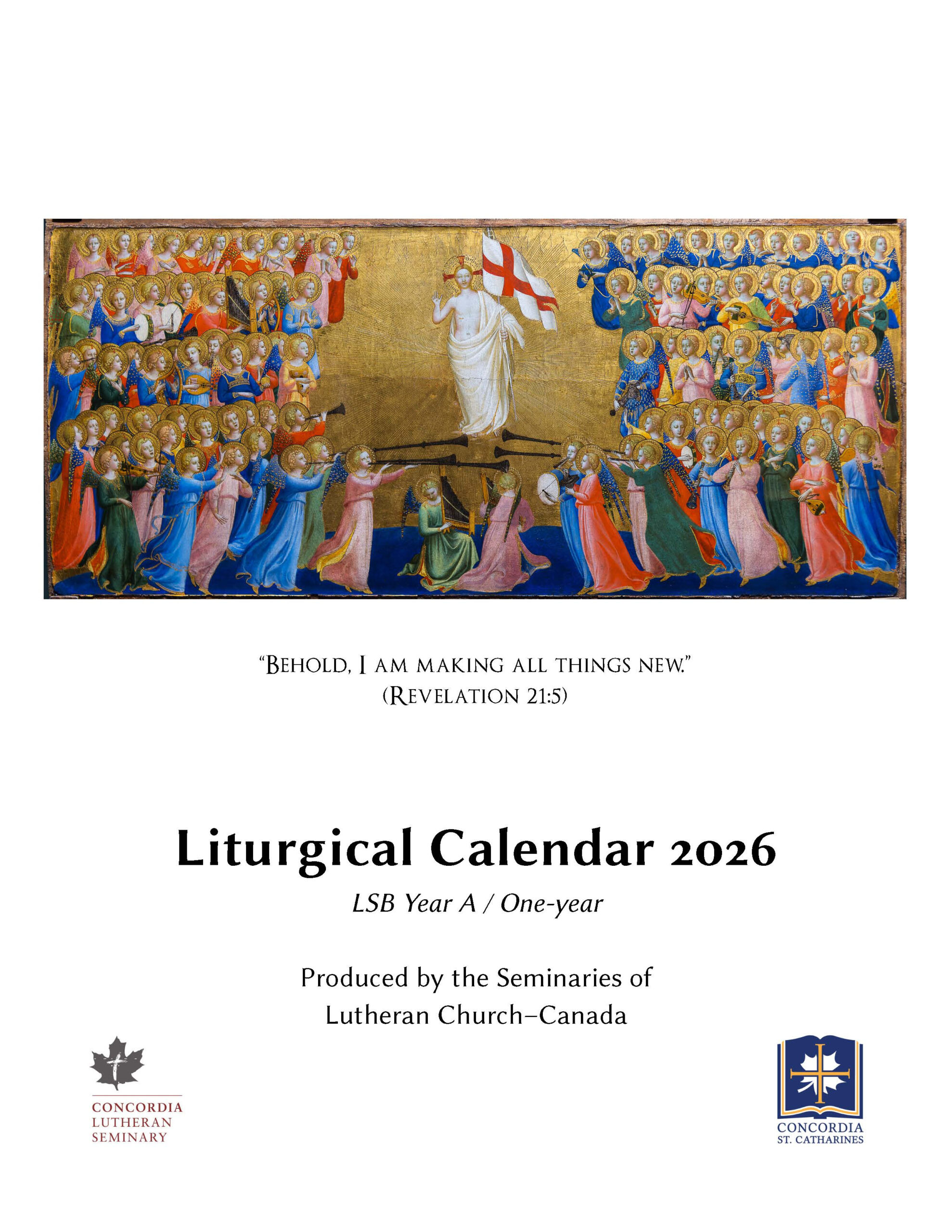 Liturgical Calendar 2026 – Concordia Lutheran Theological Seminary throughout Elca Liturgical Calendar 2026