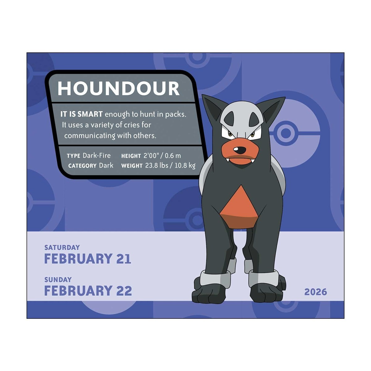 Pokémon 2026 Day-To-Day Calendar intended for Pokemon Advent Calendar 2026