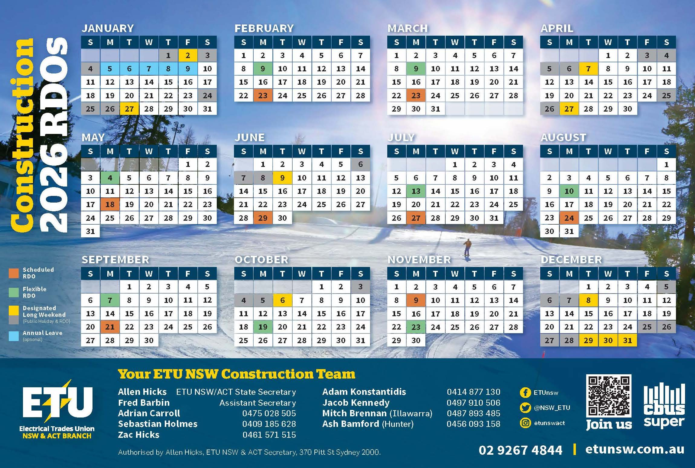 Rdo Calendar in ETU Calendar 2026 Printable