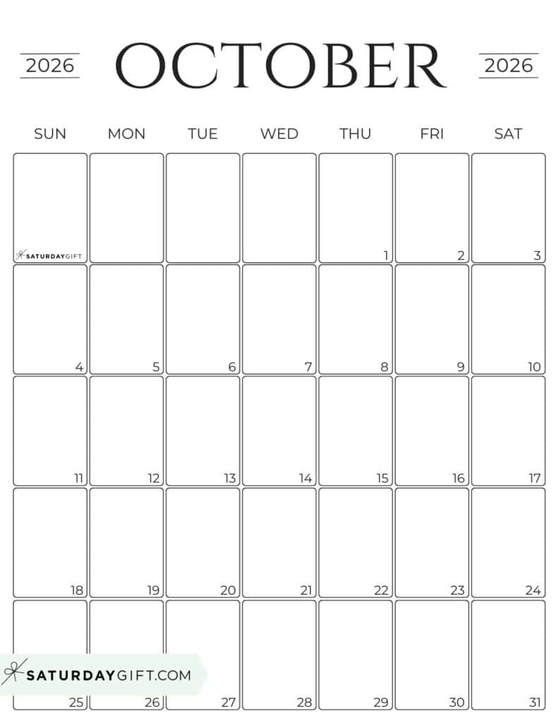 Simple Calendar 2026 - Free Printable Vertical Calendars inside Free Printable Vertical Monthly Calendar 2026