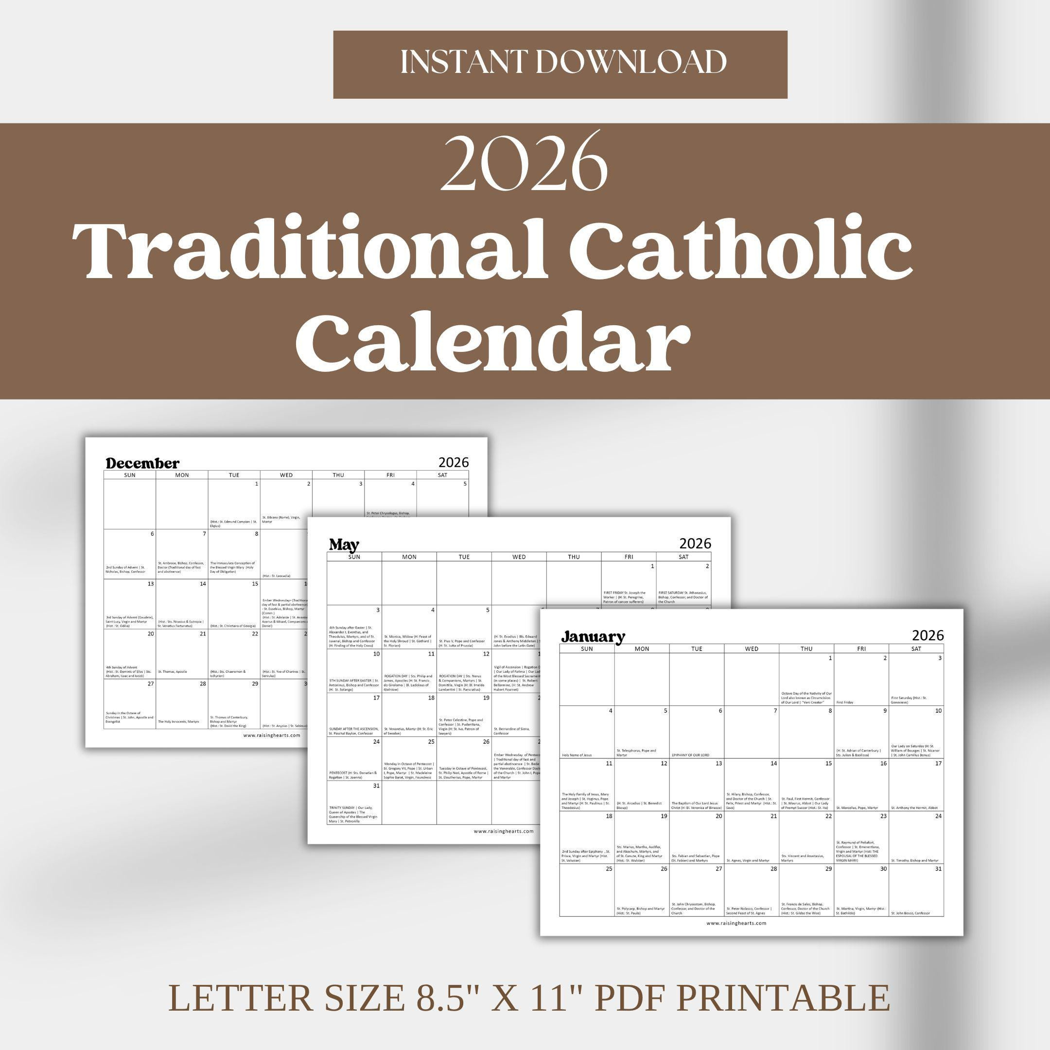St Anthony Catholic University Academic Calendar 2021 Liturgical with Catholic University Spring 2026 Calendar
