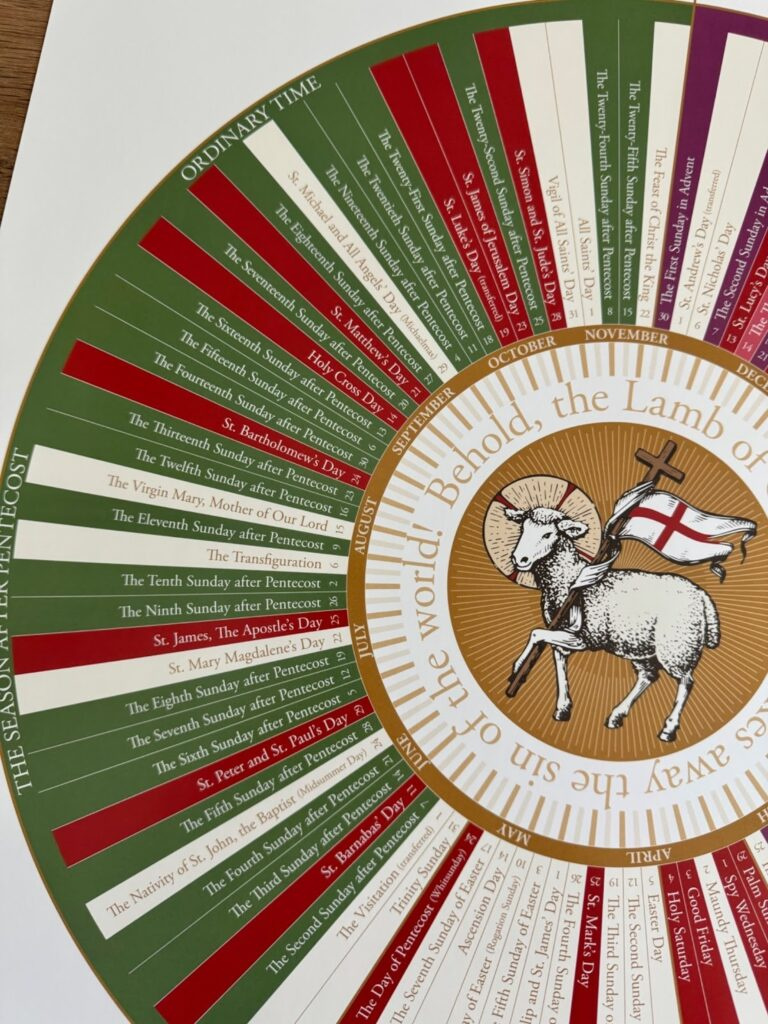 The Liturgical Home 2025-2026 Calendar - Anglican Compass within Lutheran Liturgical Calendar For 2026