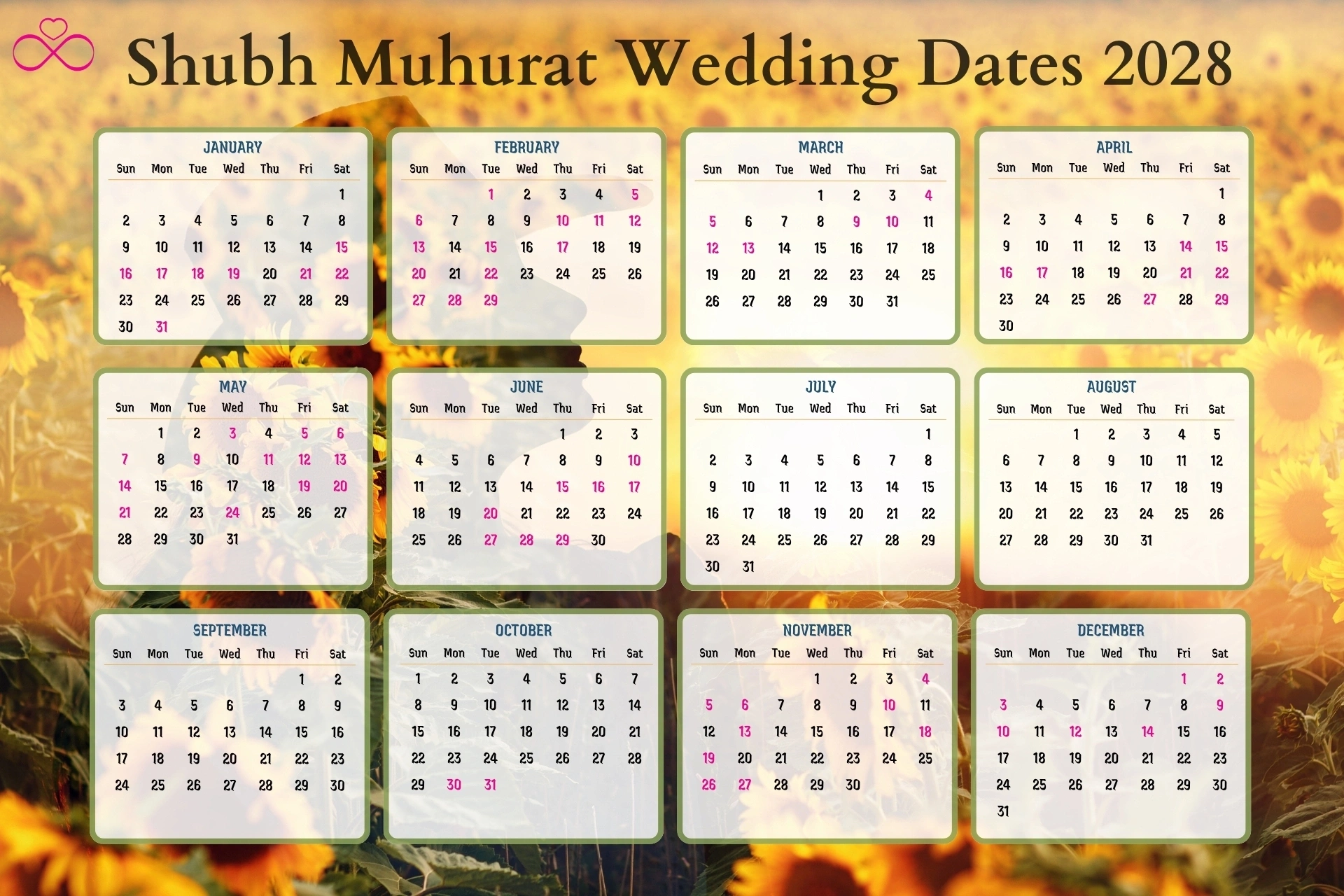 2026 Hindu Marriage Dates With Shubh Muhurat throughout February 2026 Calendar Lagan