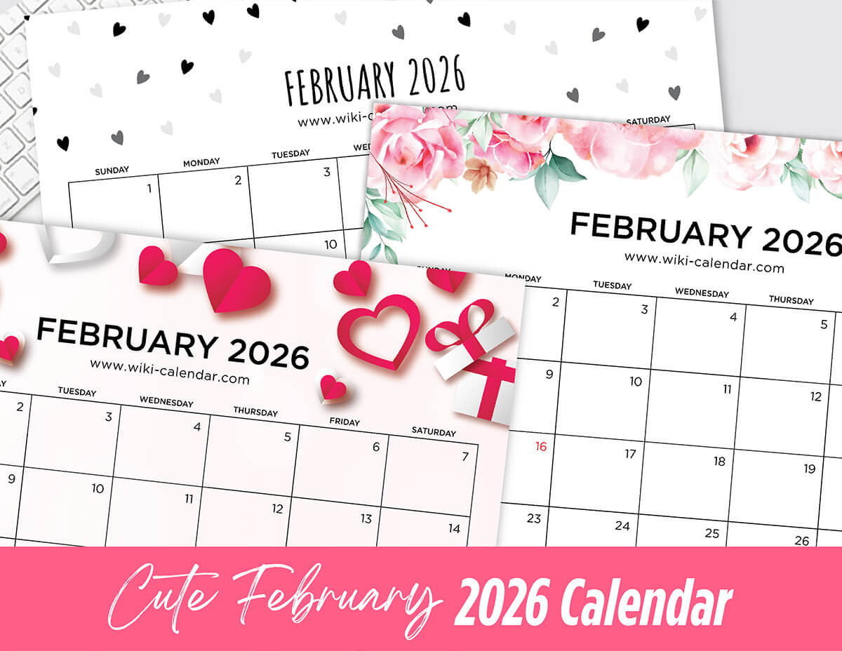 February 2026 Calendar - Printable Templates &amp;amp; More for February 2026 Calendar Wiki