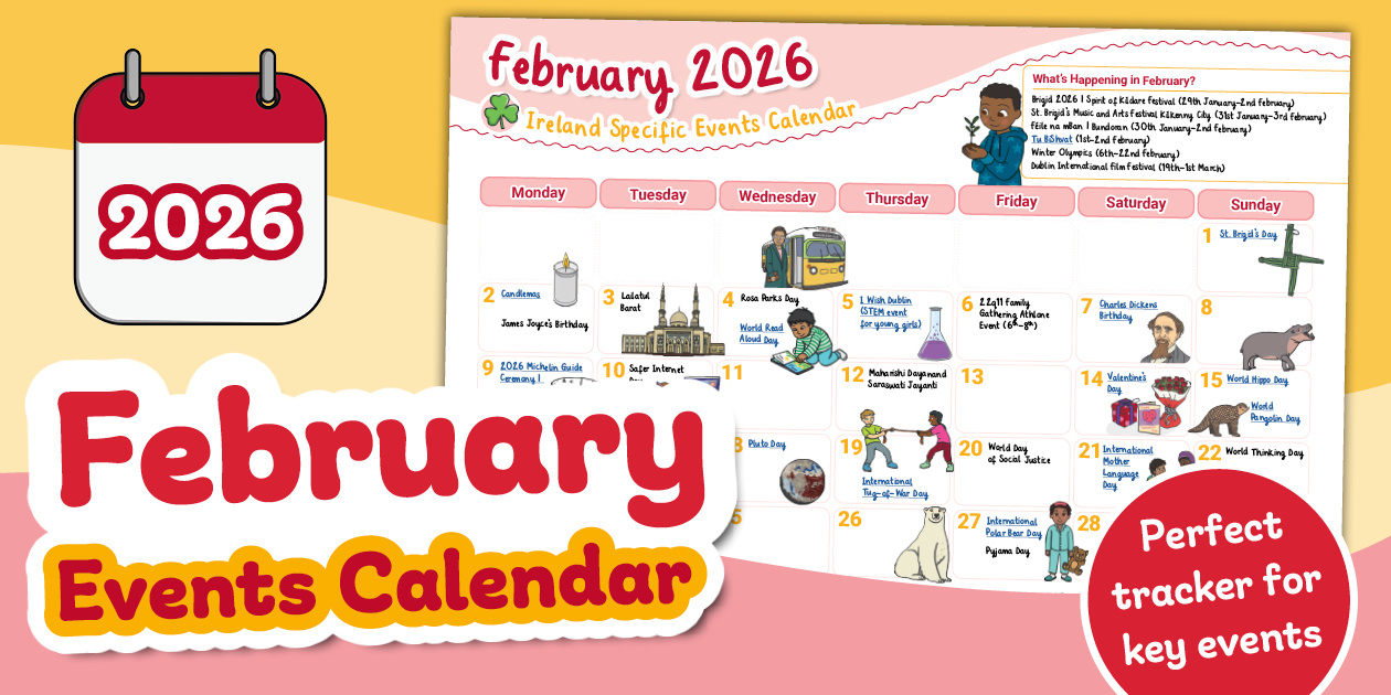 February Events Calendar 2026 Ireland Specific intended for February 2026 Calendar of Events