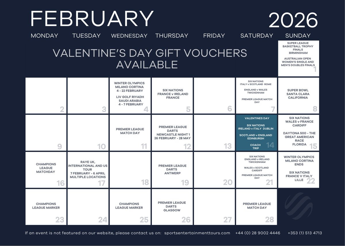 February Is Shaping Up Nicely. Have You Had A Chance To Look intended for Sports Calendar February 2026