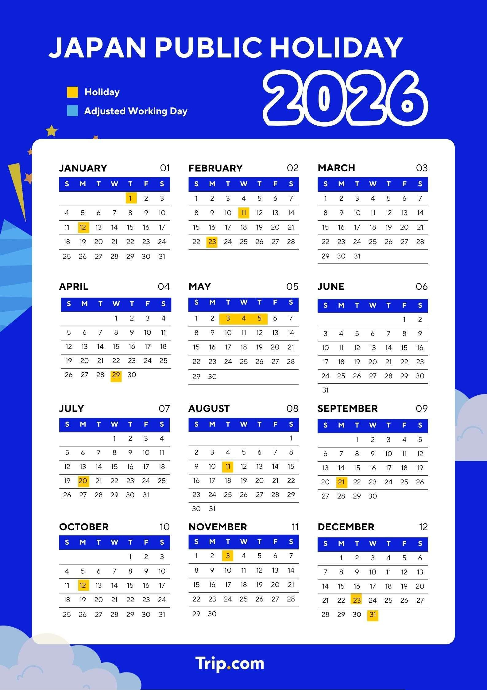 Japan Public Holidays 2026: Complete Travel Guide For Malaysians in February 2026 Calendar Japan