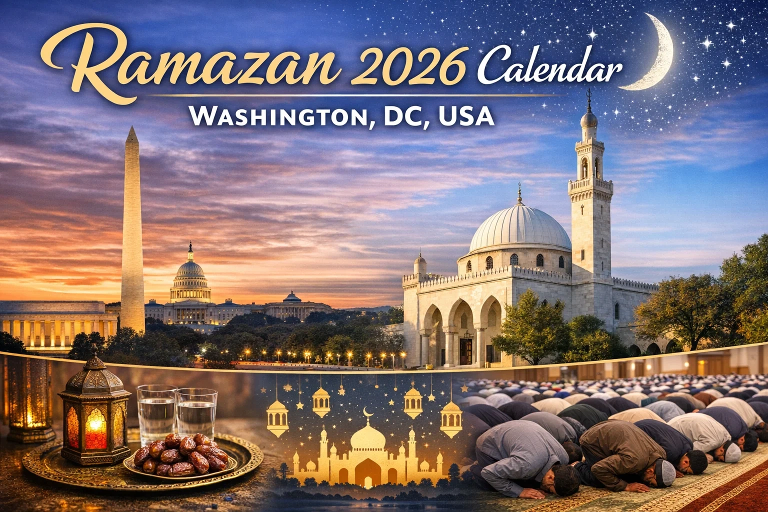 Ramazan 2026 Calendar For Washington, Dc » Karvaan Rides inside Ramadan Calendar 2026 Washington Dc